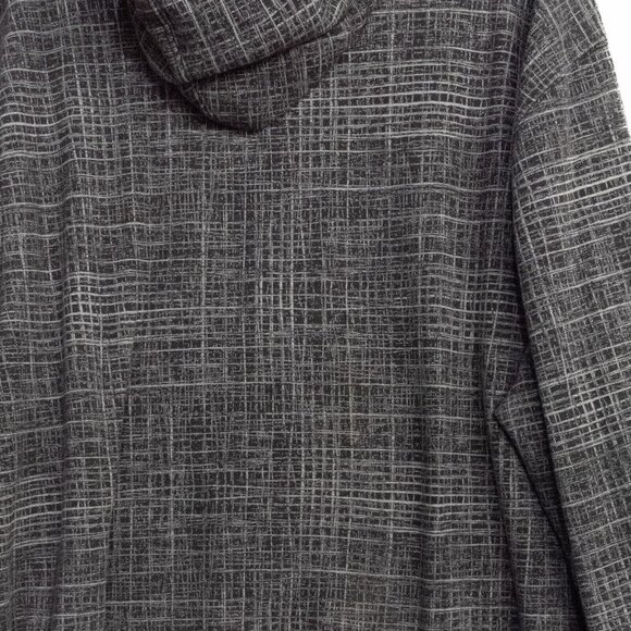 SB Tech Mens Medium Gray Sweater Solid Long Sleeve Pullover Hooded Casual 2XL - Picture 5 of 7
